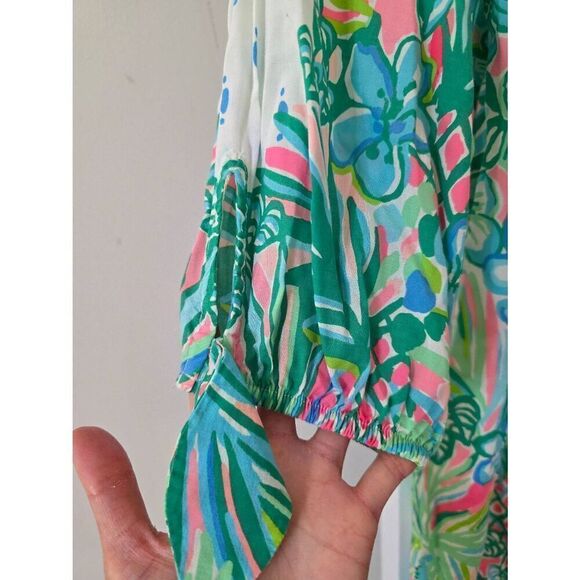 Lilly Pulitzer MaryEllen Dress Coconut Row Engineered M - Picture 5 of 11